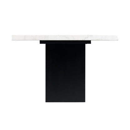 Elements International Valentino CVL500DTB Dining Table - White Marble IMAGE 3