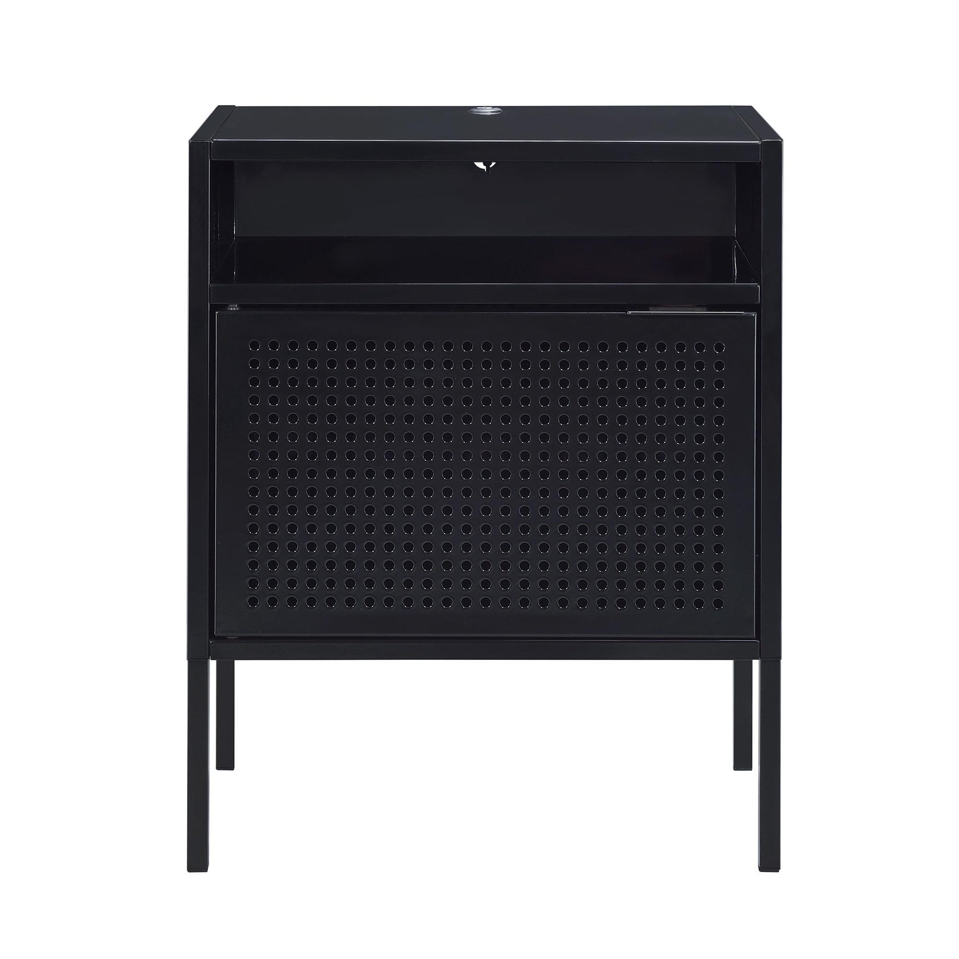 Elements International Ember CEB800NSE Nightstand - Black IMAGE 2