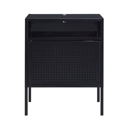 Elements International Ember CEB800NSE Nightstand - Black IMAGE 2