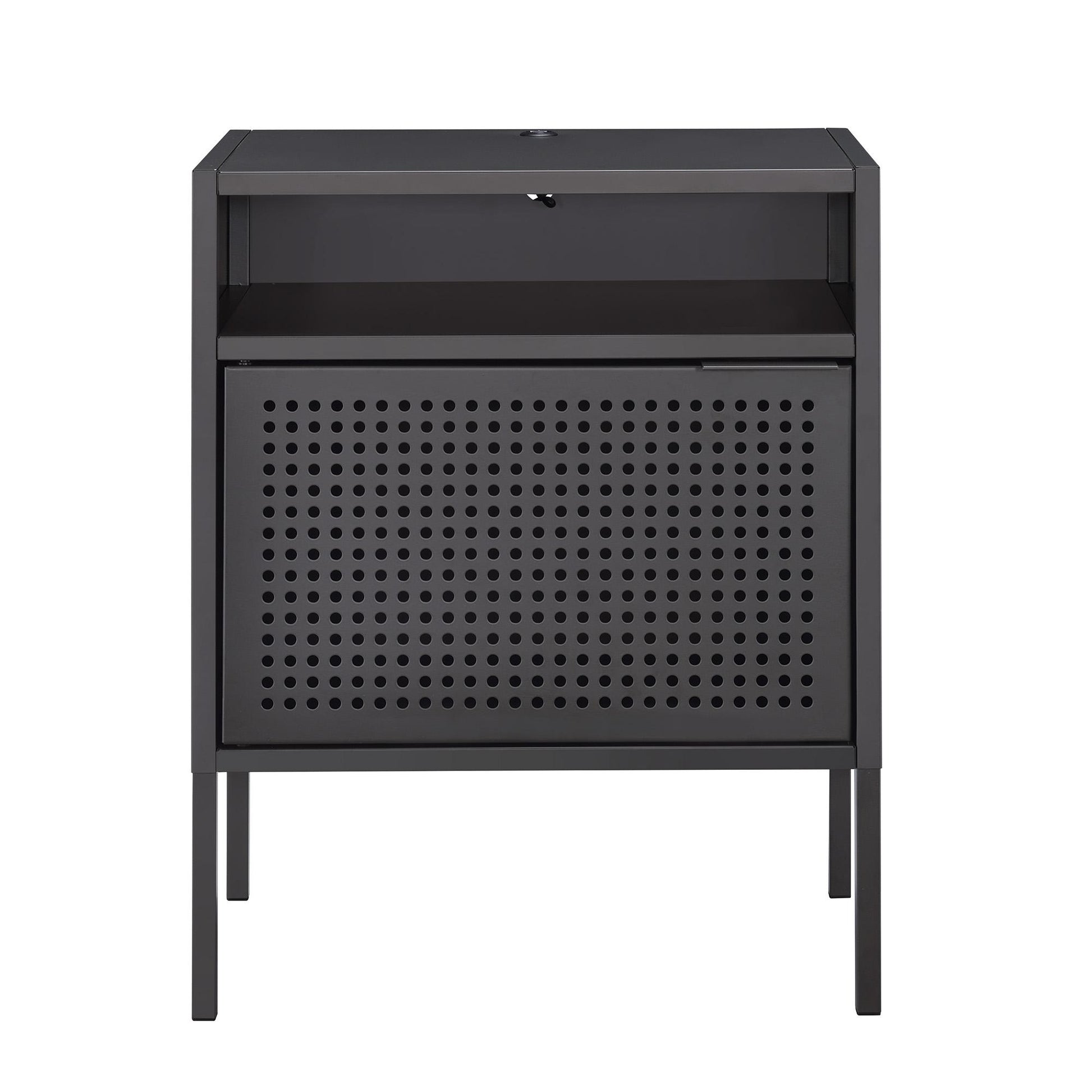 Elements International Ember CEB300NSE Nightstand - Gray IMAGE 2