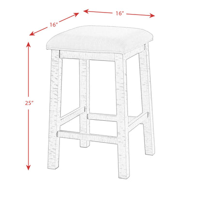  Elements International Caesar TCA100BTSP 4 pc Counter Height Dinette IMAGE 19
