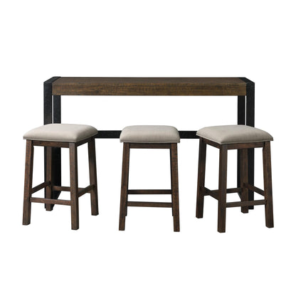  Elements International Caesar TCA100BTSP 4 pc Counter Height Dinette IMAGE 2