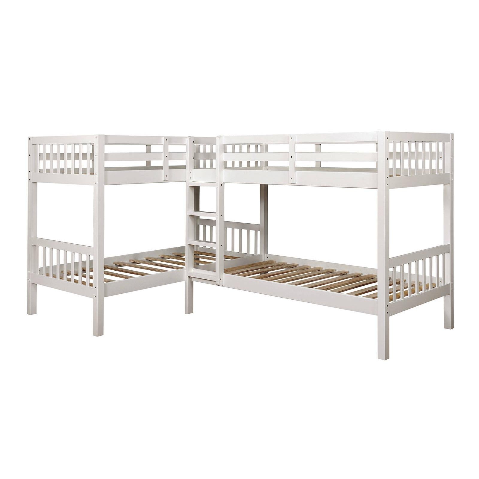  Furniture of America Kids Beds Bunk Bed CM-BK904WH-BED IMAGE 2