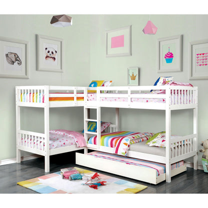  Furniture of America Kids Beds Bunk Bed CM-BK904WH-BED IMAGE 4