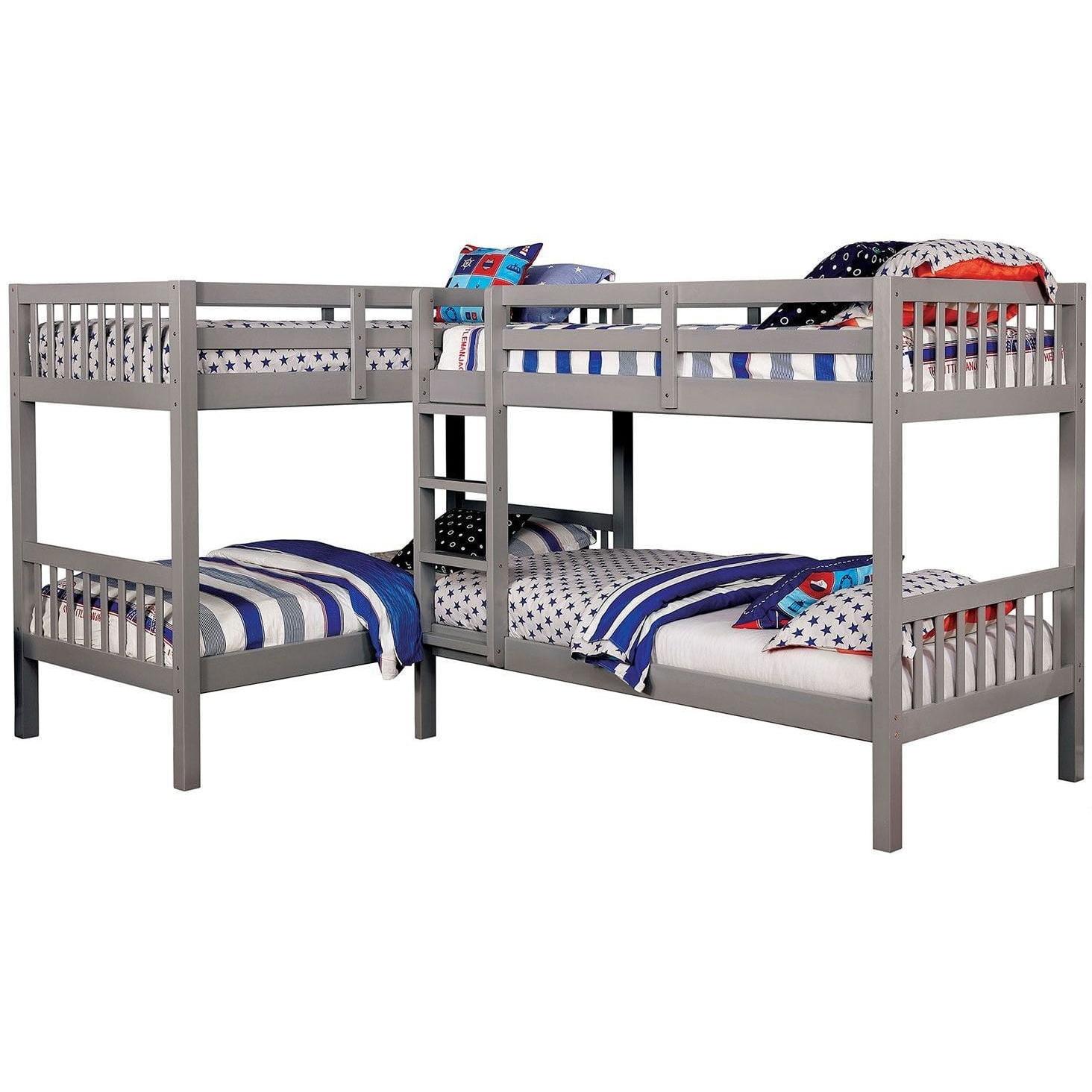  Furniture of America Kids Beds Bunk Bed CM-BK904GY-BED IMAGE 1
