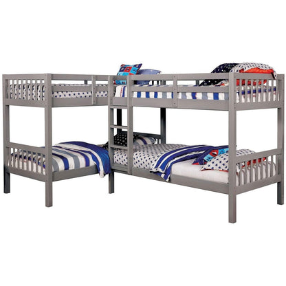  Furniture of America Kids Beds Bunk Bed CM-BK904GY-BED IMAGE 1