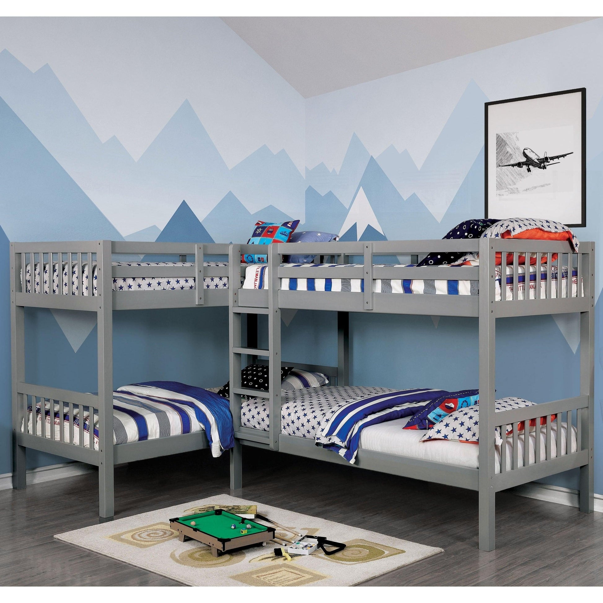  Furniture of America Kids Beds Bunk Bed CM-BK904GY-BED IMAGE 2