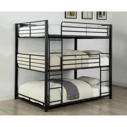  Furniture of America Olga CM-BK917F Full Triple Decker Bed IMAGE 1