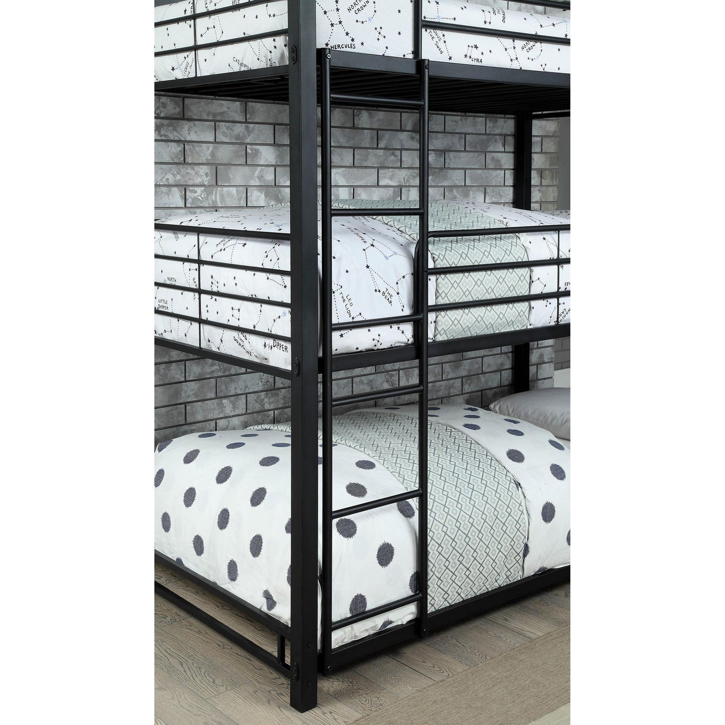 Furniture of America Olga CM-BK917T Twin Triple Decker Bed IMAGE 2