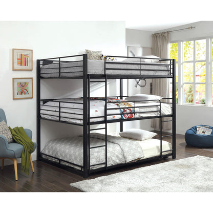  Furniture of America Olga CM-BK917Q Queen Triple Decker Bed IMAGE 2