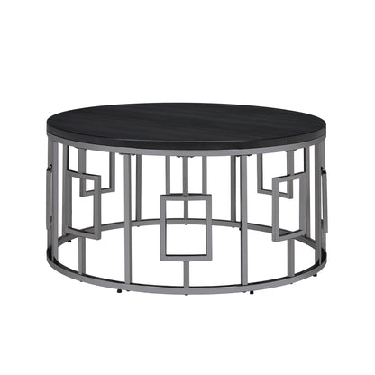  Elements International Ester CES100CT Round Coffee Table IMAGE 2