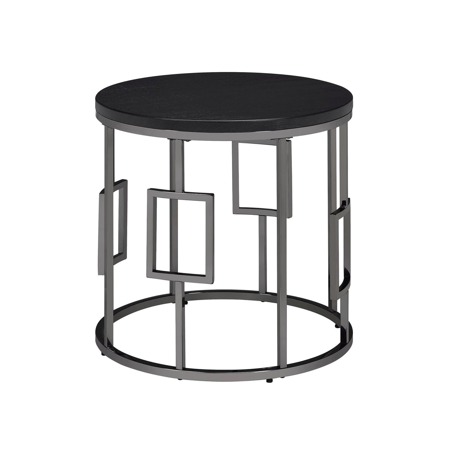  Elements International Ester CES100ET Round End Table IMAGE 1