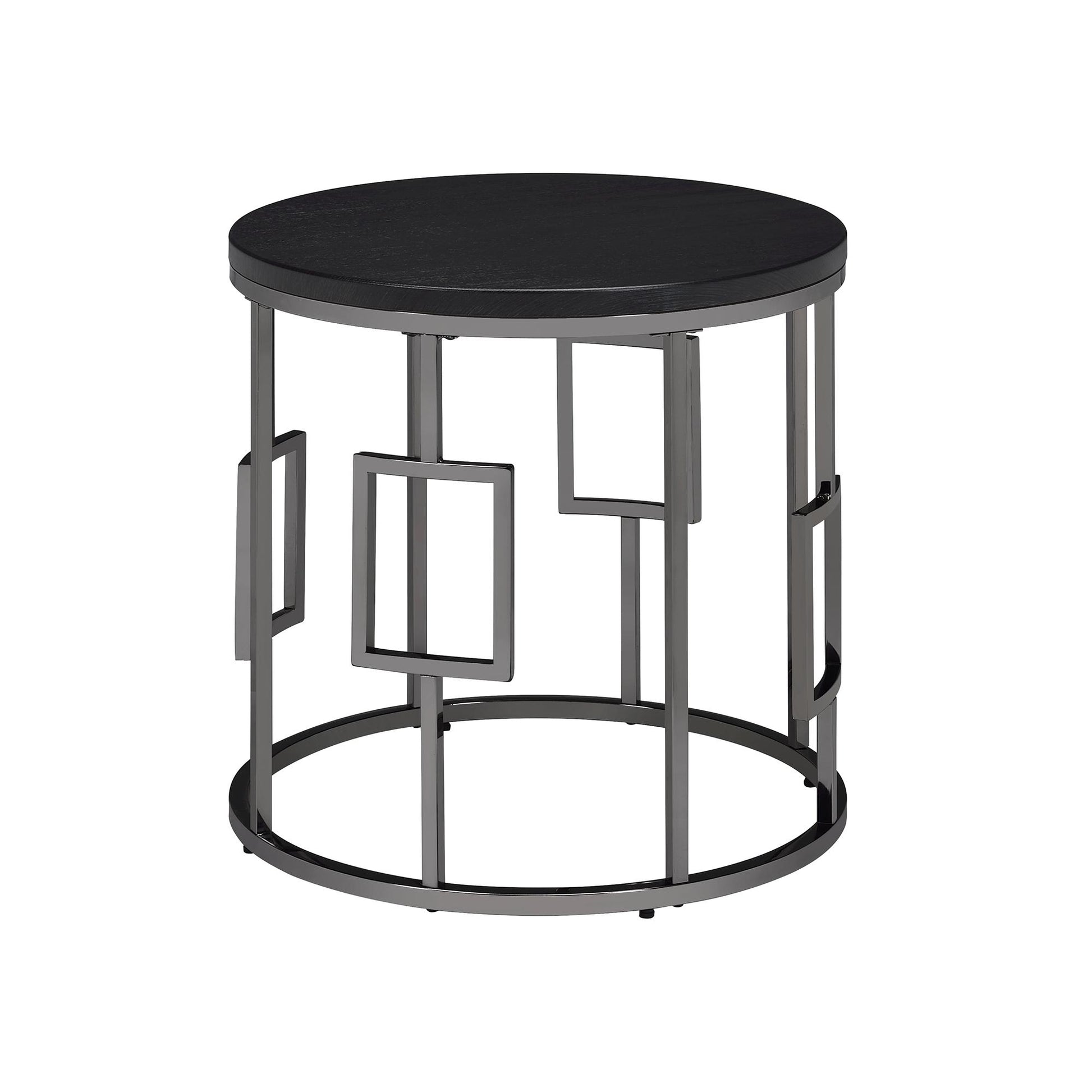  Elements International Ester CES100ET Round End Table IMAGE 1