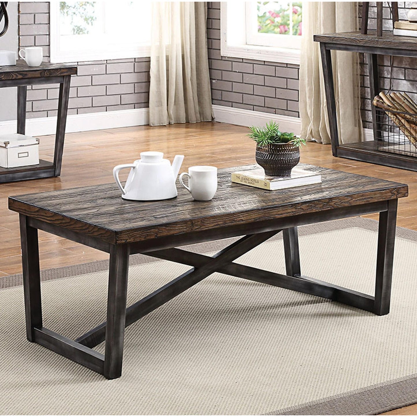  Furniture of America Sixten Coffee Table CM4378C IMAGE 1