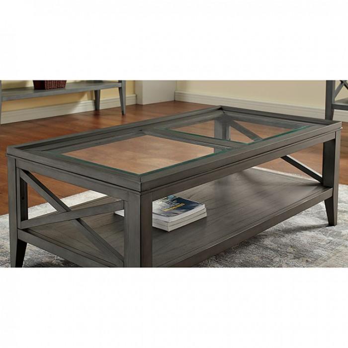  Furniture of America Izar Coffee Table CM4355GY-C IMAGE 2