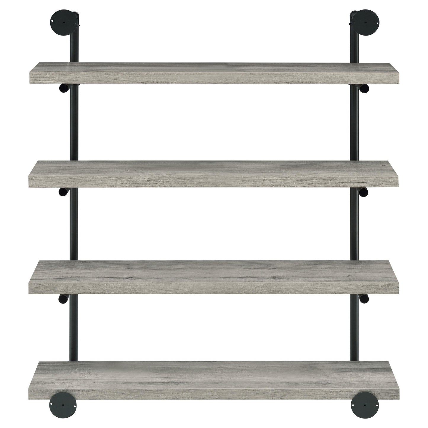 Coaster Furniture Elmcrest 804427 39-inch 4-shelf Wall Bookshelf - Grey Driftwood IMAGE 6
