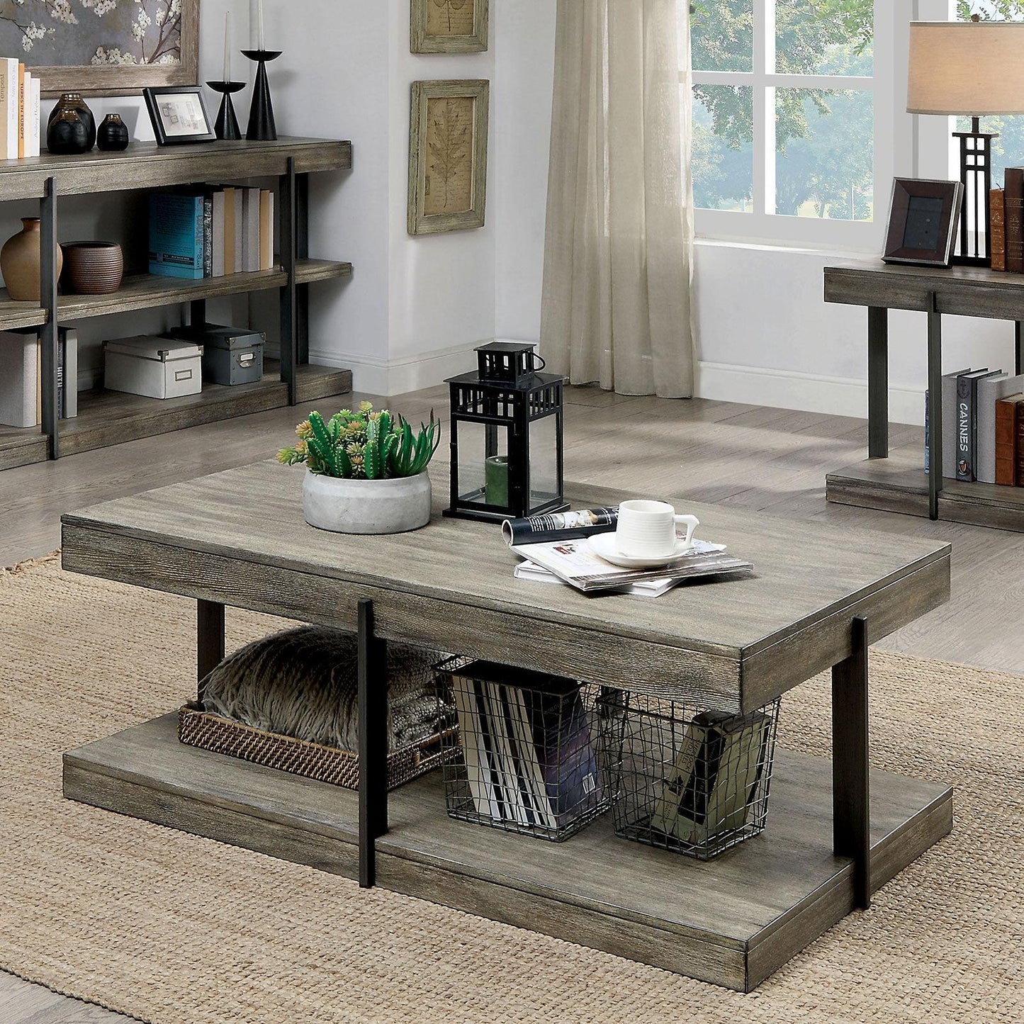  Furniture of America Tual Coffee Table CM4393C IMAGE 1