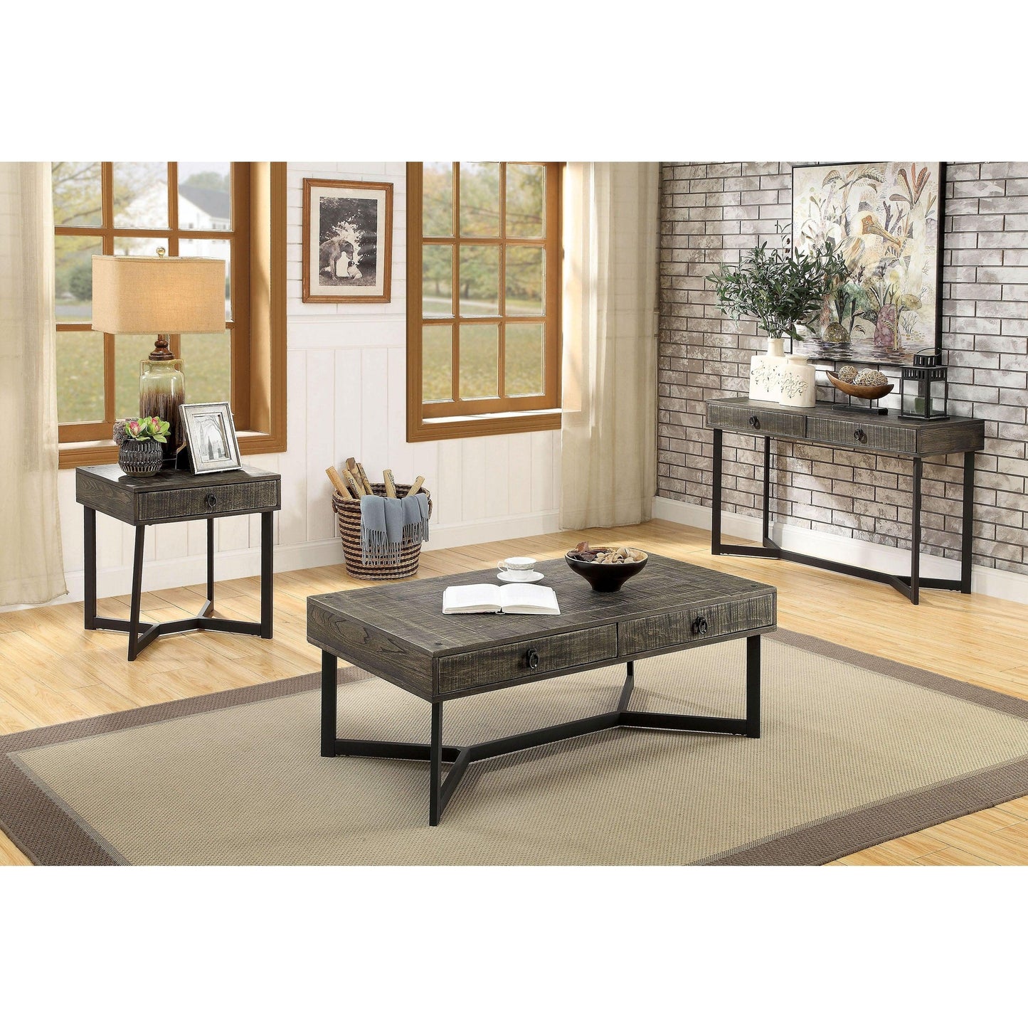 Furniture of America Veblen CM4498S Side Table IMAGE 2