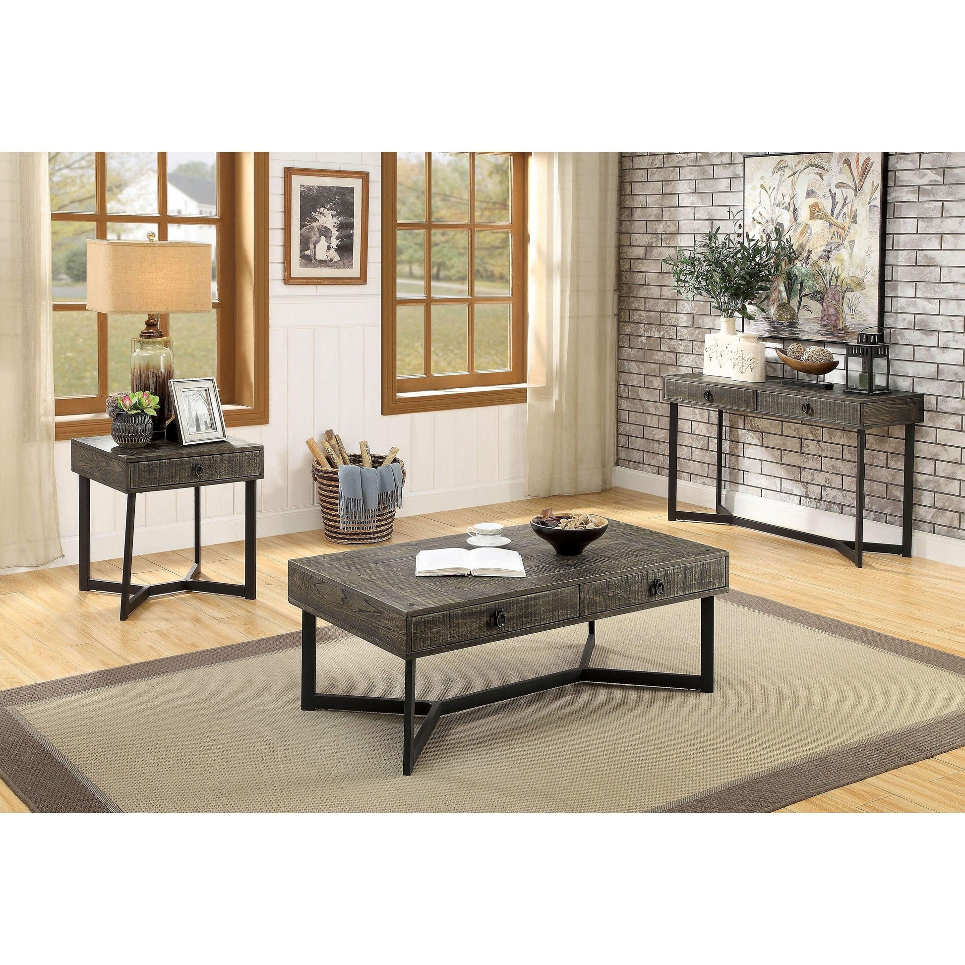 Furniture of America Veblen CM4498S Side Table IMAGE 2