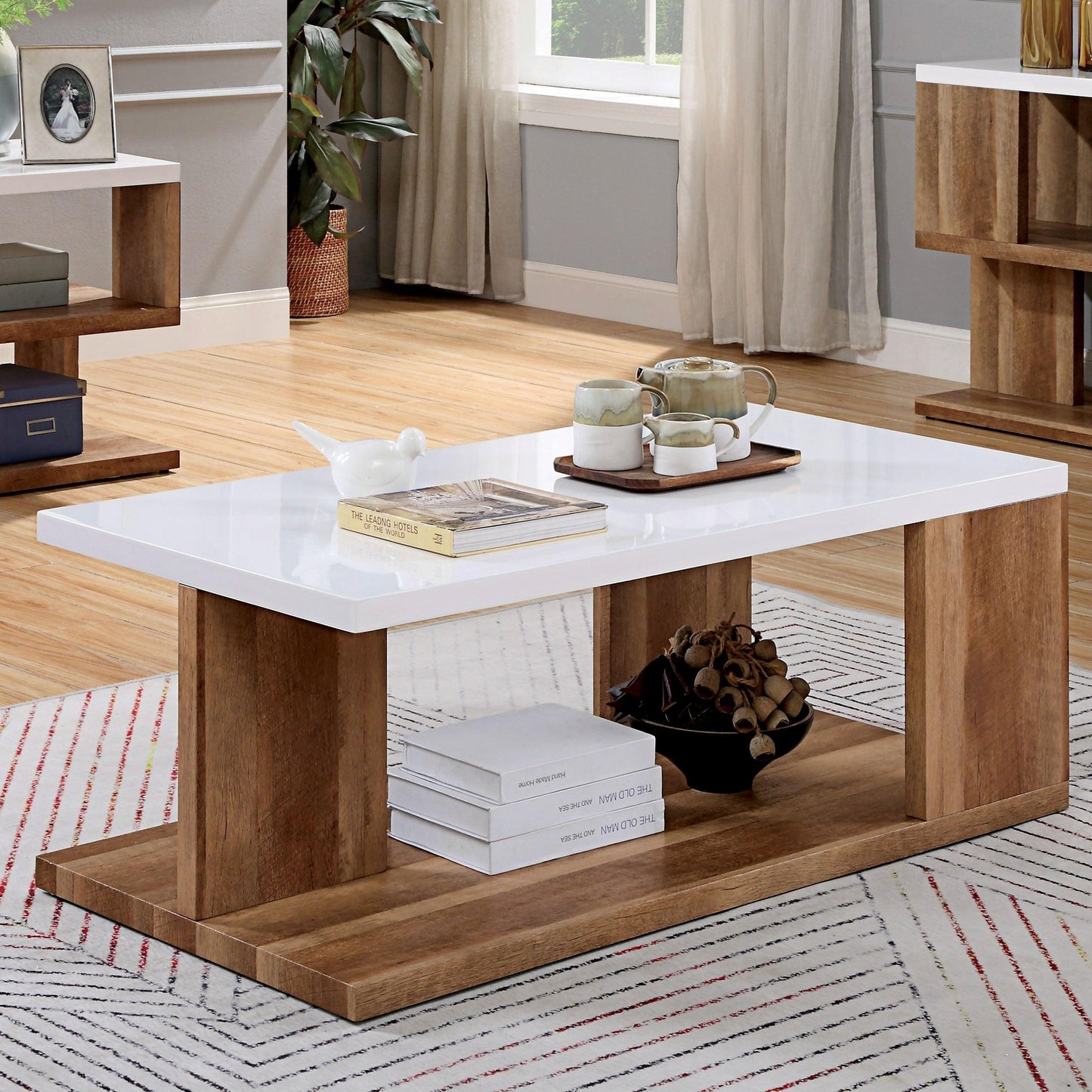  Furniture of America Majken FOA4496C Coffee Table IMAGE 2