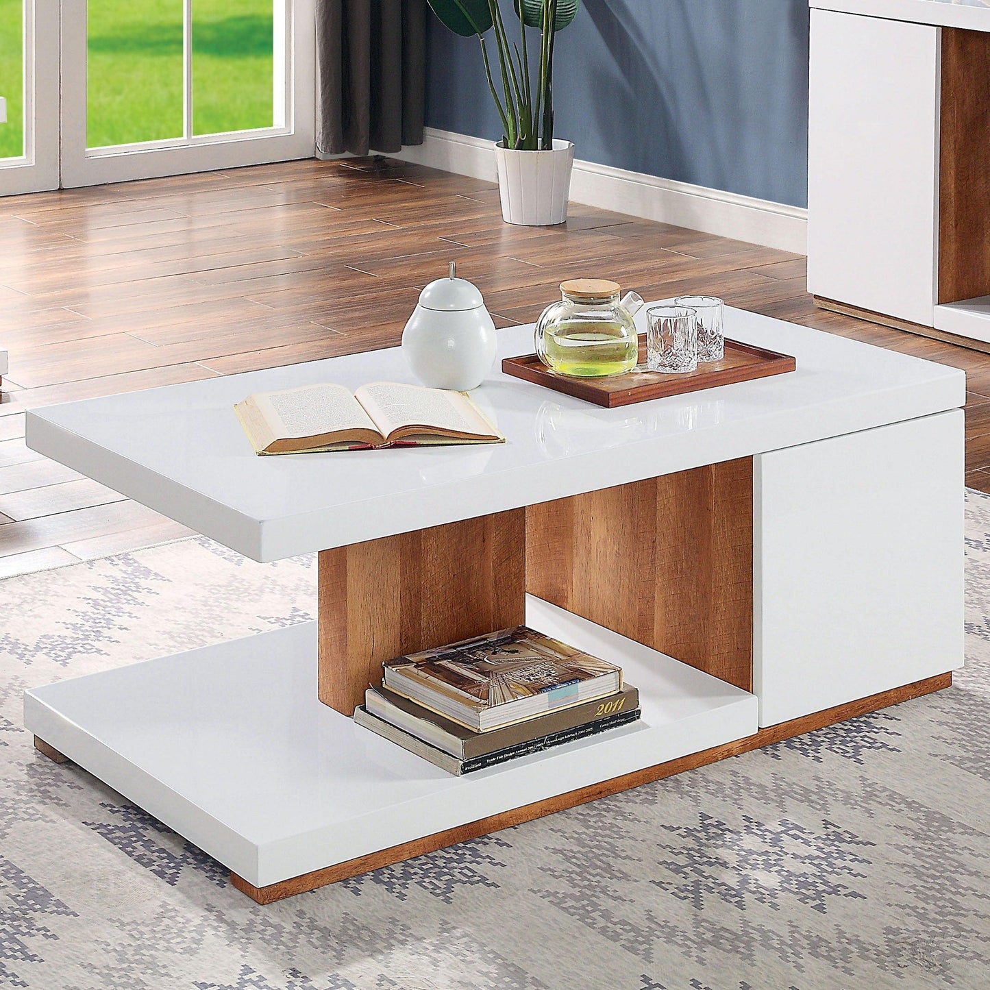  Furniture of America Moa FOA4495C Coffee Table IMAGE 2