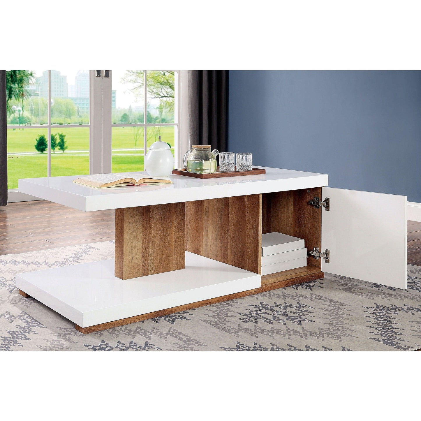  Furniture of America Moa FOA4495C Coffee Table IMAGE 3