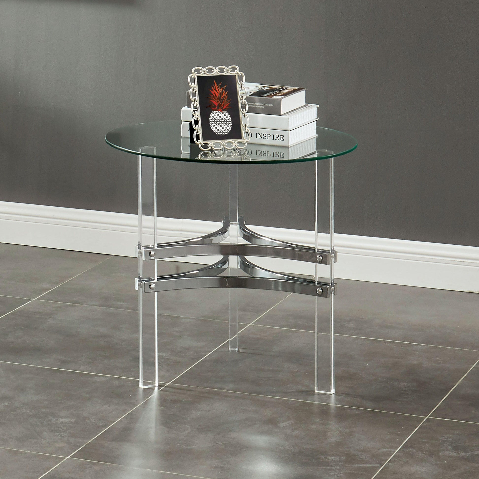  Furniture of America Tirso End Table CM4350E IMAGE 2