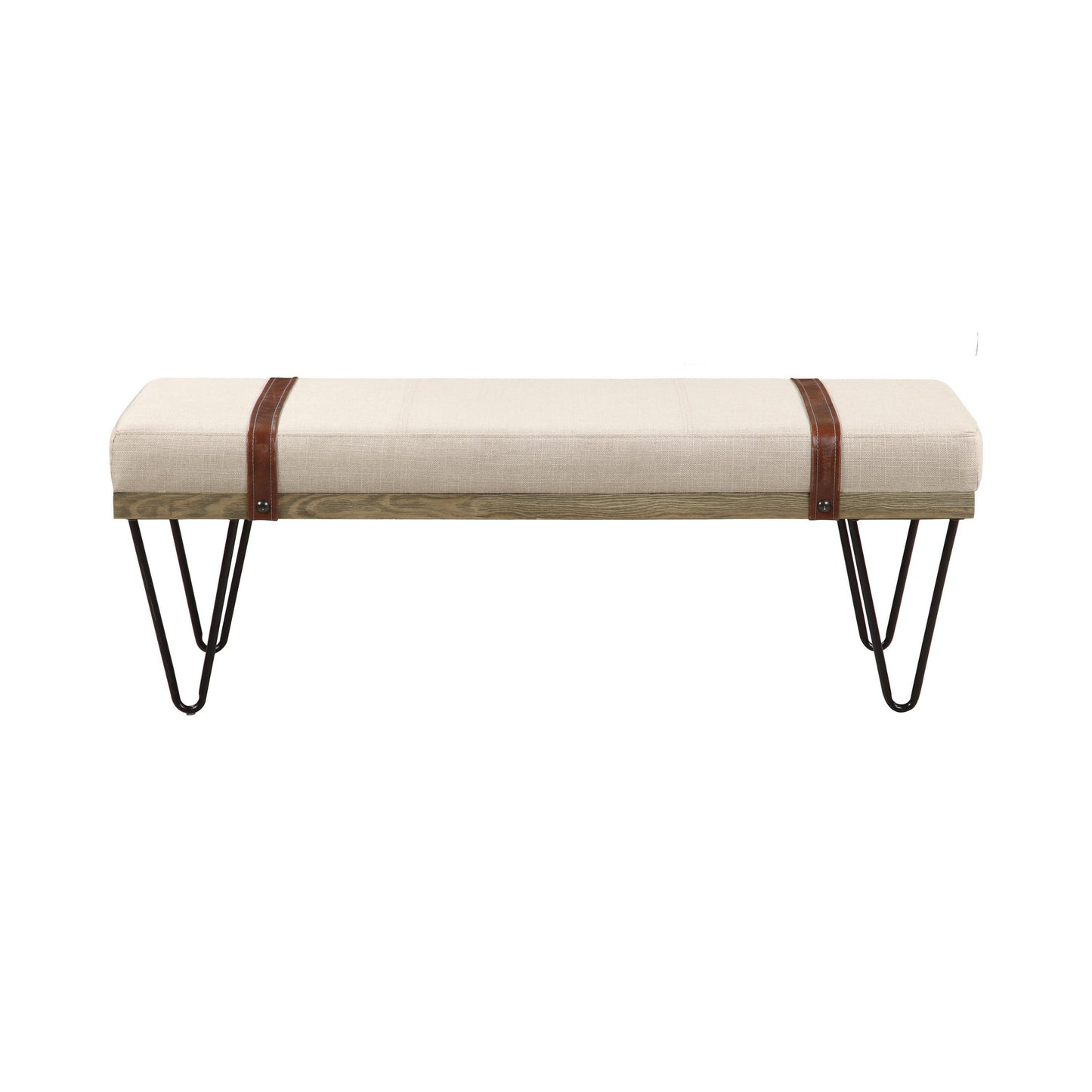 Coaster Furniture Austin 910258 Fabric Upholstered Accent Bench - Beige IMAGE 2