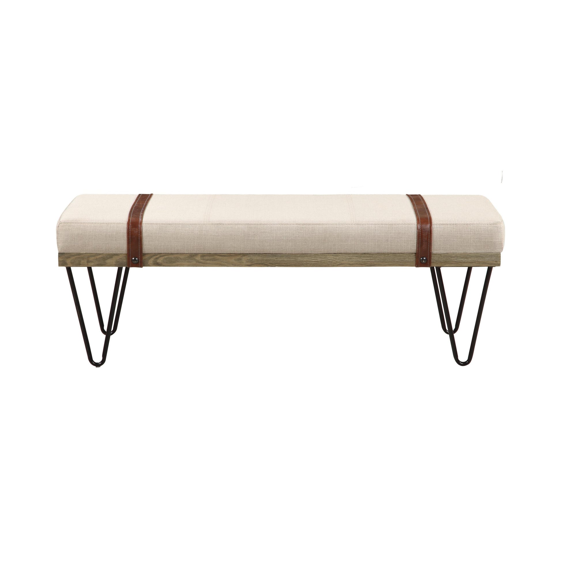 Coaster Furniture Austin 910258 Fabric Upholstered Accent Bench - Beige IMAGE 2