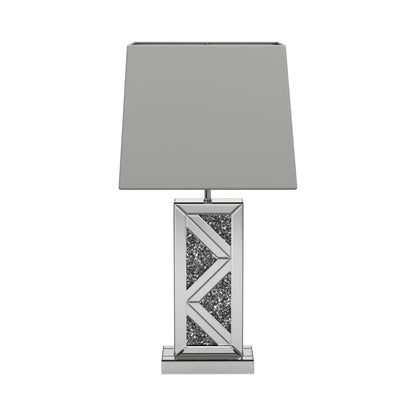 Coaster Furniture Carmen 920141 32-inch Tapered Shade Mirrored Table Lamp - Silver IMAGE 3