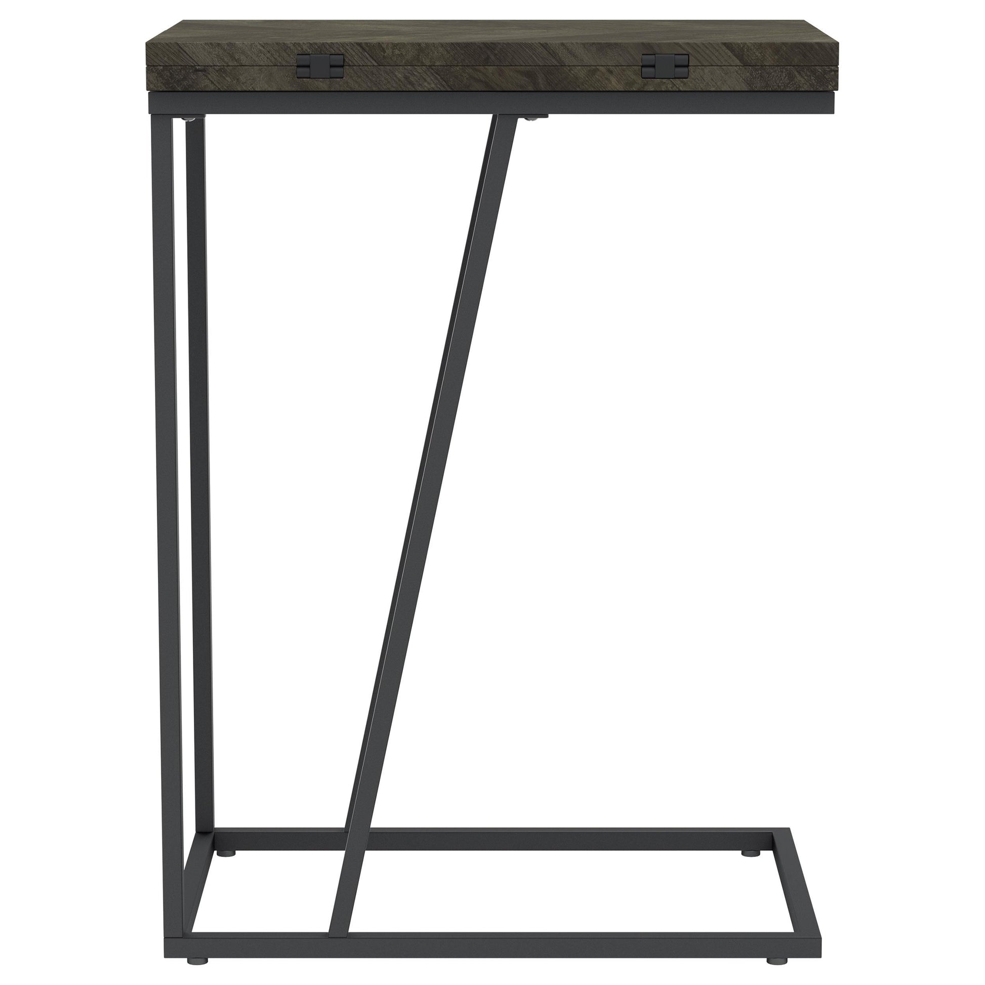 Coaster Furniture Carly 931156 Expandable Engineered Wood C-Shaped Side Table - Grey IMAGE 10
