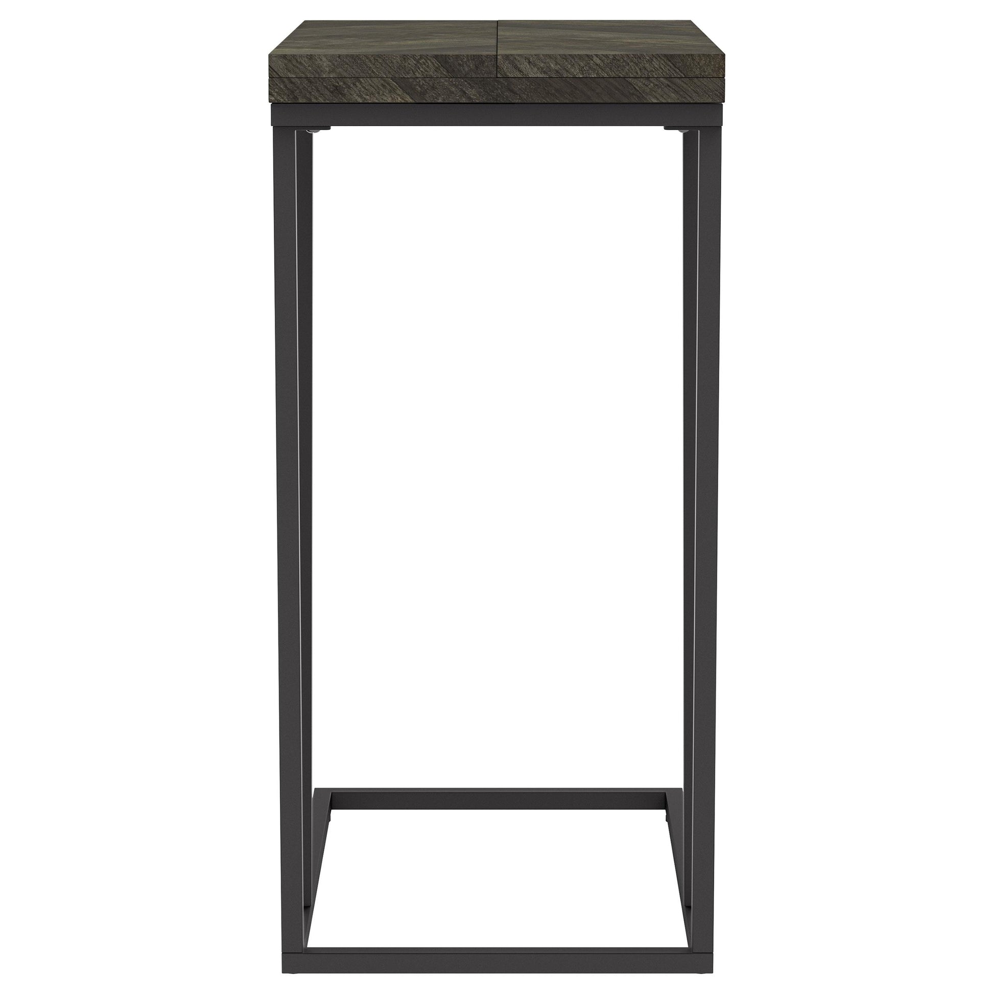 Coaster Furniture Carly 931156 Expandable Engineered Wood C-Shaped Side Table - Grey IMAGE 8