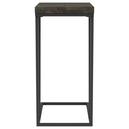Coaster Furniture Carly 931156 Expandable Engineered Wood C-Shaped Side Table - Grey IMAGE 8