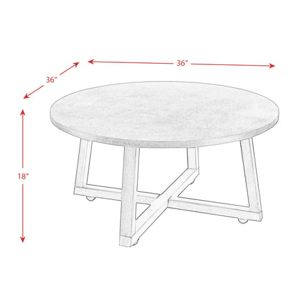  Elements International Industrial 3PC Occasional Table Set IMAGE 11
