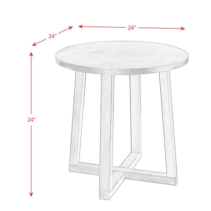  Elements International Industrial 3PC Occasional Table Set IMAGE 12