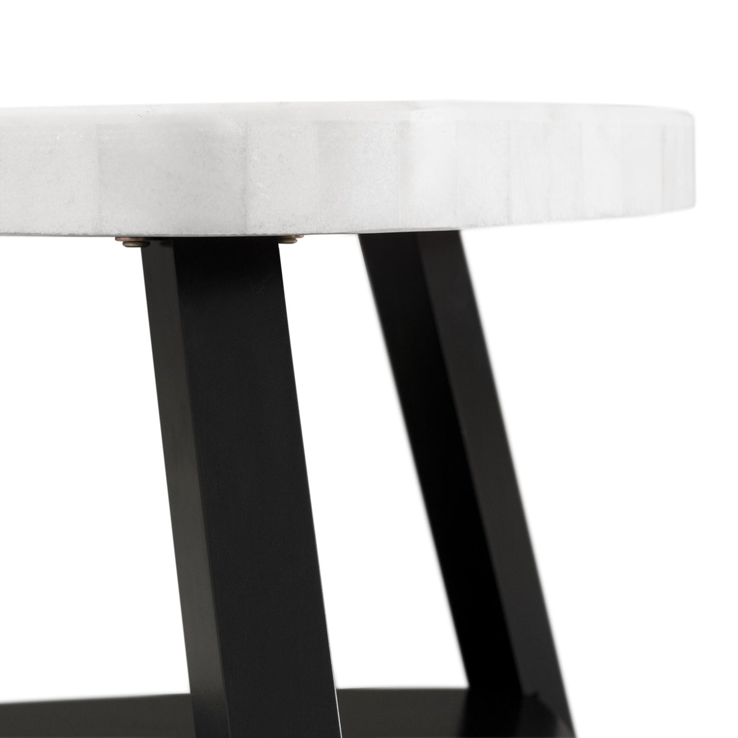  Elements International Trinity CTN100CT White Marble Top Coffee Table IMAGE 5