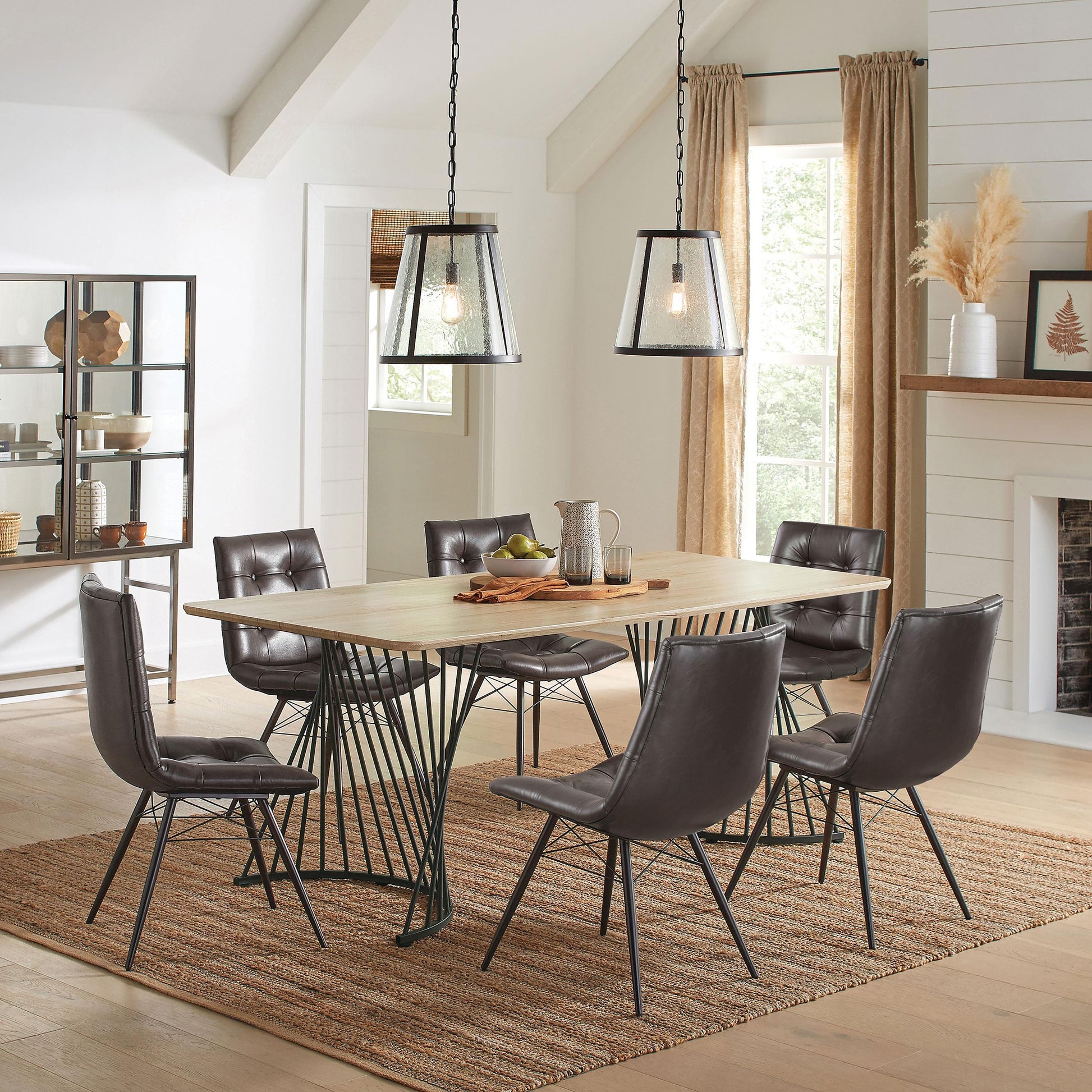 Coaster Furniture Aiken 107853 Upholstered Dining Side Chair - Brown IMAGE 11