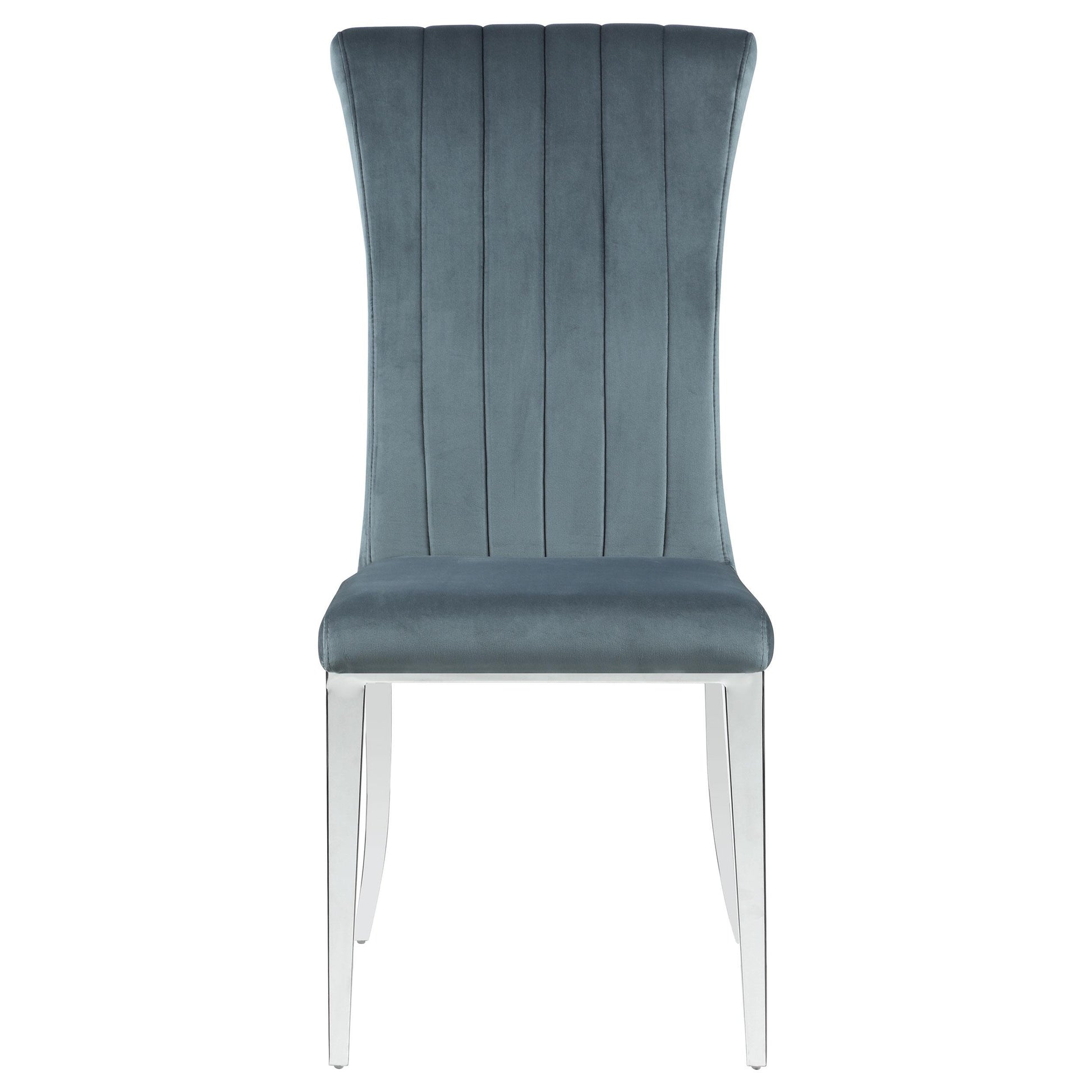 Coaster Furniture Beaufort 109452 Upholstered Dining Side Chair - Steel Grey IMAGE 2