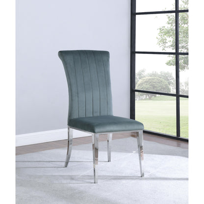 Coaster Furniture Beaufort 109452 Upholstered Dining Side Chair - Steel Grey IMAGE 9