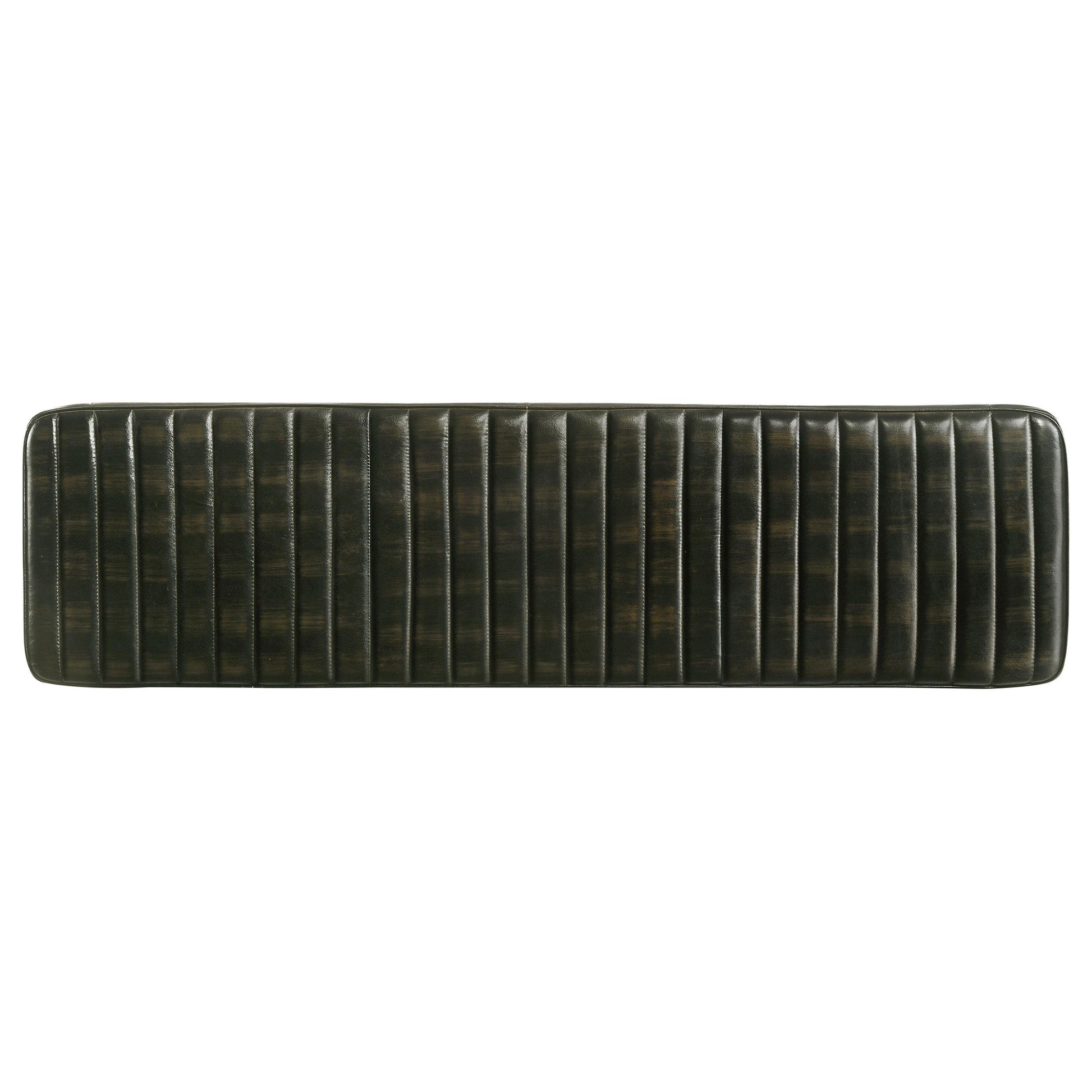 Coaster Furniture Misty 110653 Leather Upholstered Dining Bench - Antique Espresso IMAGE 5