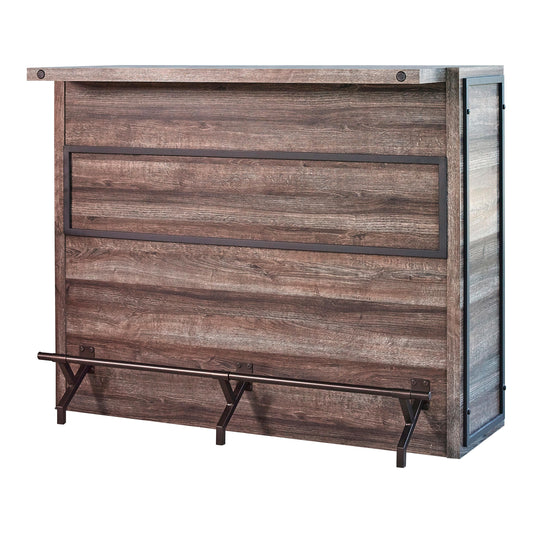 Coaster Furniture Joe 182071 5-shelf Composite Wood Home Bar Wine Cabinet - Aged Oak IMAGE 1