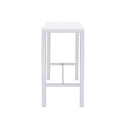 Coaster Furniture Natividad 182525 5-piece Pub Height Bar Table Set - White High Gloss IMAGE 4