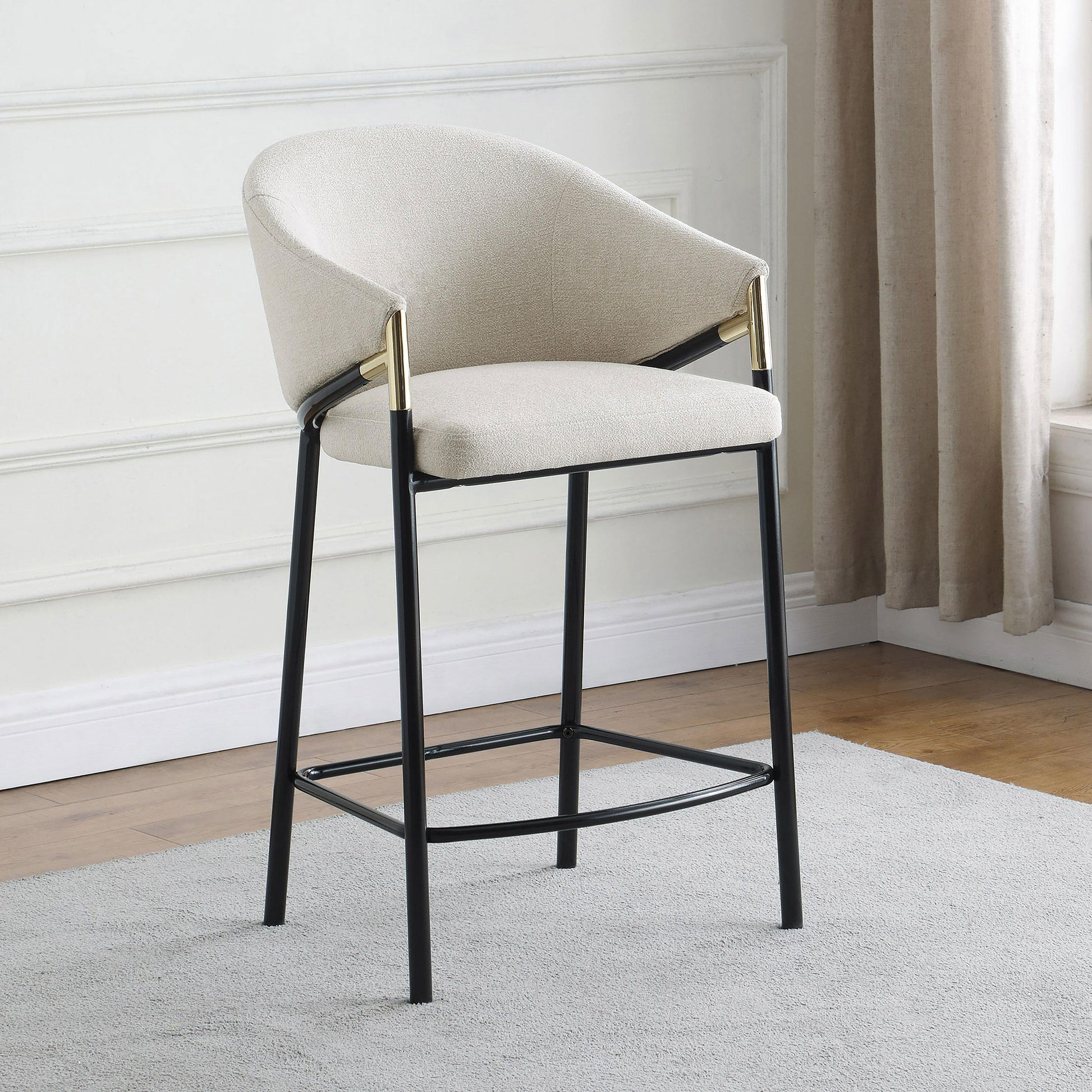 Coaster Furniture Chadwick 183436 Fabric Upholstered Counter Chair - Beige IMAGE 9