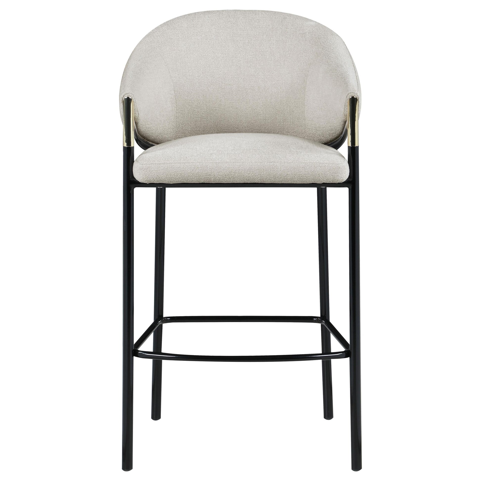 Coaster Furniture Chadwick 183437 Fabric Upholstered Bar Chair - Beige IMAGE 2