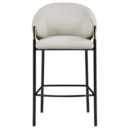 Coaster Furniture Chadwick 183437 Fabric Upholstered Bar Chair - Beige IMAGE 2