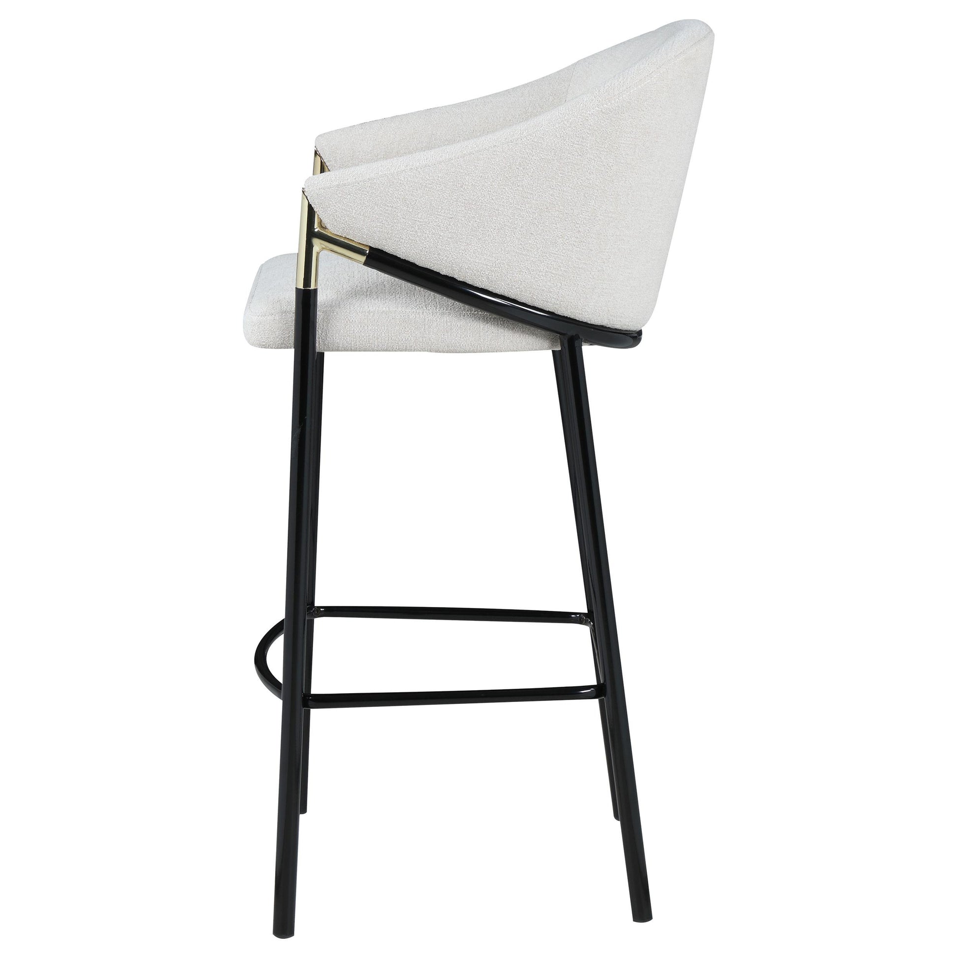 Coaster Furniture Chadwick 183437 Fabric Upholstered Bar Chair - Beige IMAGE 4