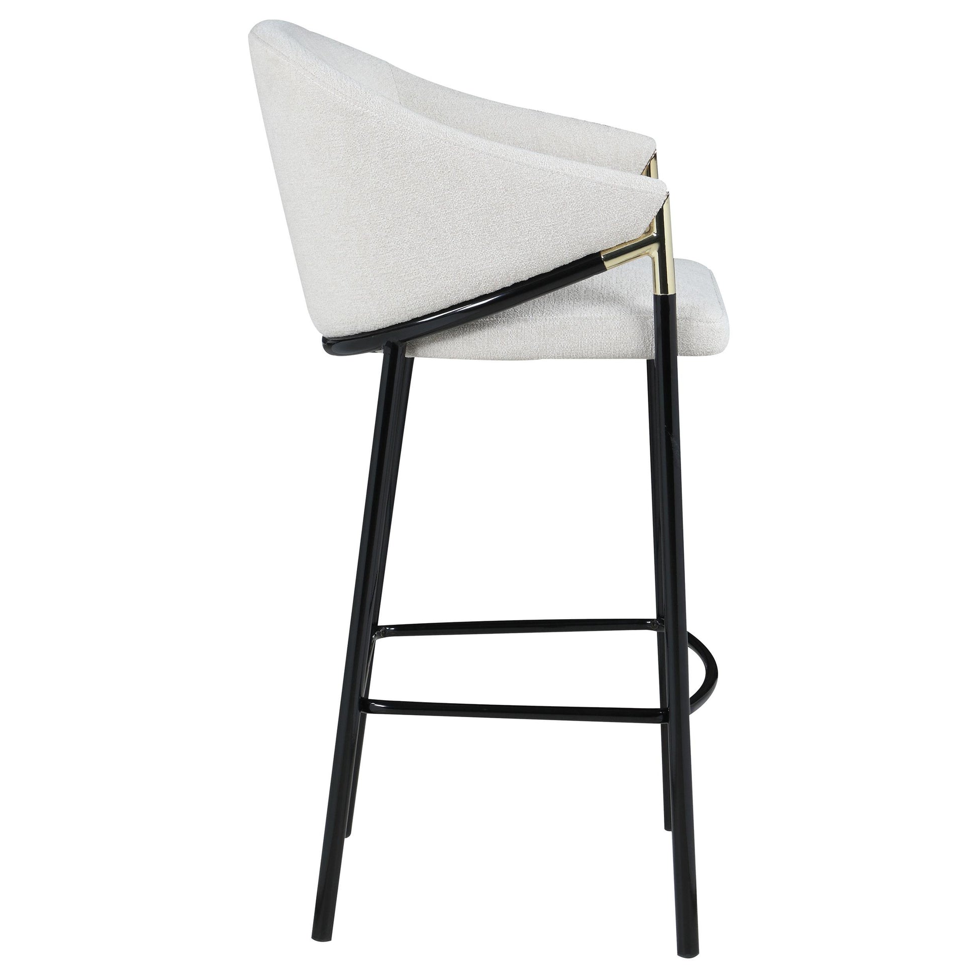 Coaster Furniture Chadwick 183437 Fabric Upholstered Bar Chair - Beige IMAGE 8