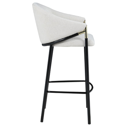 Coaster Furniture Chadwick 183437 Fabric Upholstered Bar Chair - Beige IMAGE 8