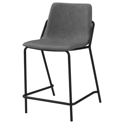 Coaster Furniture Earnest 183452 Upholstered Counter Chair - Grey IMAGE 3