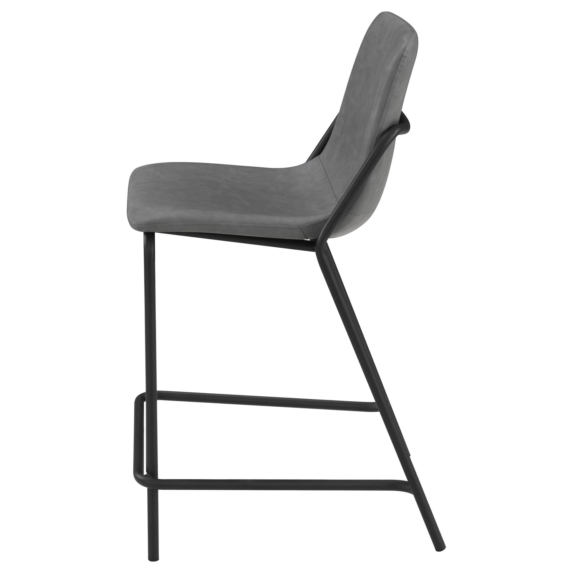 Coaster Furniture Earnest 183452 Upholstered Counter Chair - Grey IMAGE 4